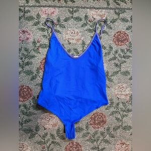 Free people blue with light purple trim bodysuit 💙☁️